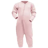 Devold of Norway Breeze Merino Sleep Overall - Chalk Pink - 4 Monate