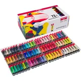 Royal Talens Amsterdam Standard Series acrylic paint general selection Set | 72 x