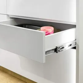 Gtv Versalite Touch PRO Schubladenschienen Schubladenauszüge - 45 x 350 mm - Push-to-Open + Soft-Close Schienensystem - Teleskopschiene Kugelführ...