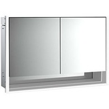 EMCO Loft LED-Lichtspiegelschrank 120cm, 2 Türen und Unterfach, Unterputzmodell (979805219)