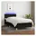 vidaXL Boxspringbett 100 x 200 cm Schwarz