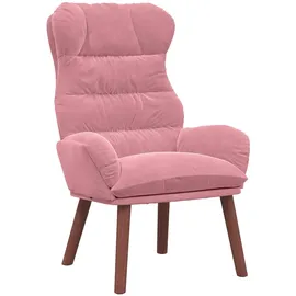 vidaXL Sessel Rosa 69 x 74 x 93 cm Samt