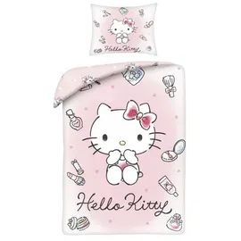 Halantex Hello Kitty Rosa 140 x 200 cm + 70 x 90 cm