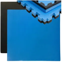 40mm Trainingsmatte mit Rand - 90x90cm Bodenschutz-Matte