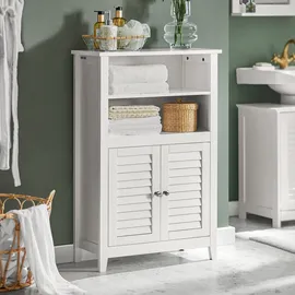SoBuy BZR13 Badkommode 60 x 90 x 26 cm Weiß