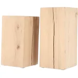 JAN KURTZ Hocker Lukas Eiche massiv 22 x 34 x 22 cm Natur