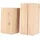 JAN KURTZ Hocker Lukas Eiche massiv 22 x 34 x 22 cm Natur