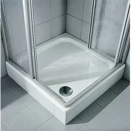 Kermi NOVA 2000 Duschtür links 80 x 175 cm Kunstglas Silber Mattglanz N2EF20801711K