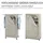 Wenko Balance Kleiderschrank 90 x 50 x 160 cm beige
