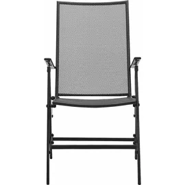 vidaXL Klappstühle 310153 57 x 94 x 104 cm anthrazit 4 St.