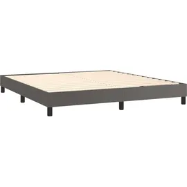 vidaXL Bettgestell 160 x 200 cm Grau