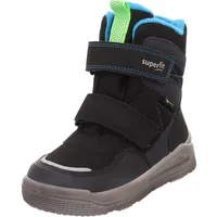 superfit MARS Schlupfstiefel Schwarz/Türkis 29