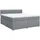 vidaXL Boxspringbett 180 x 200 cm Hellgrau