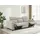 OTTO home 3-Sitzer OTTO HOME "SKAANE Cord-Sofa, 229 cm, manuelle u. elektrische Relaxfunktion", beige, B:229cm H:100cm T:100cm, 100% Polyester, Sofas, Relax-Funktion in 2 Sitzen, Kopfteilverstellung, Federkernpolsterung