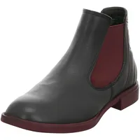 THINK! Damen NINA chromfrei gegerbte Leder Stiefelette SCHWARZ 40,5