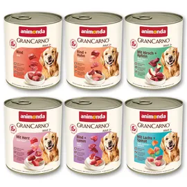 Animonda GranCarno Herzhafte Variation 6 x 800 g