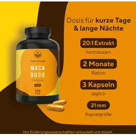 True Nature Maca 8000 Kapseln 200 St.