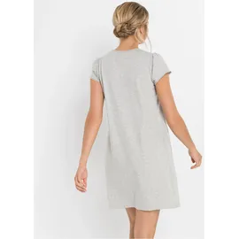 bonprix Stillkleid Nachthemd Grau XXL