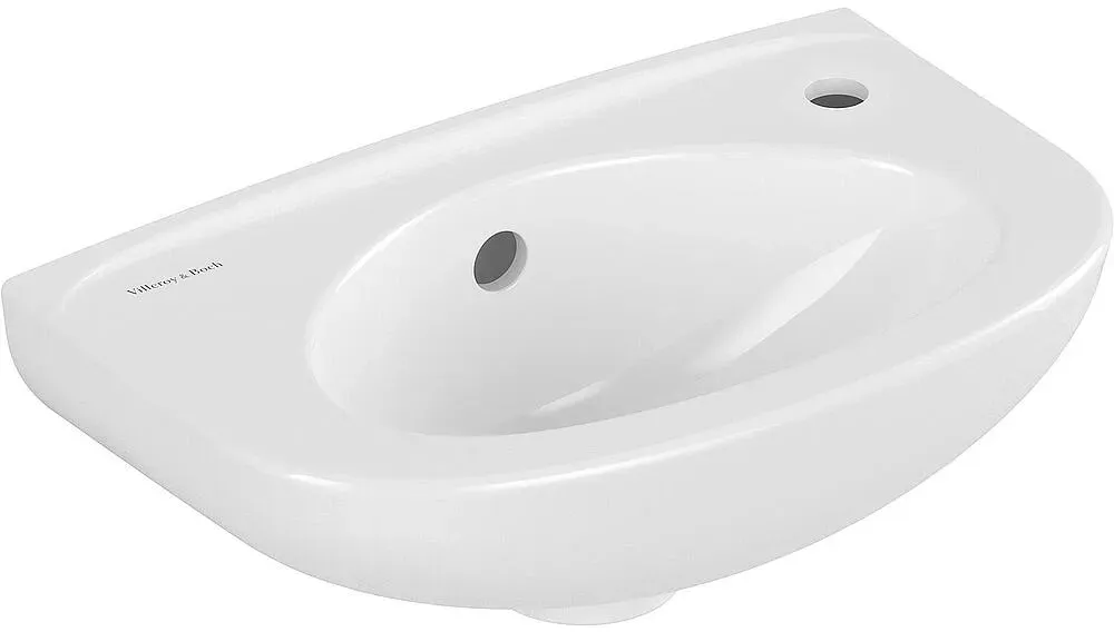 Handwaschbecken Villeroy & Boch NEWO rund 400 x 255 mm HL rechts