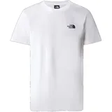 The North Face NF0A87NGFN4 S/S Simple T-Shirt Herren TNF White Größe XS