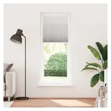 vidaXL Plissee Hellgrau 80x200 cm Stoffbreite 79,4 cm Polyester