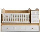 JV Möbel Stilvoll Kinderbett von Helles Holz luxuriös Bettrahmen Perfekte neu