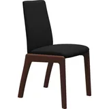Stressless® Polsterstuhl Laurel, Low Back, Größe M, mit abgerundeten Beinen in Walnuss gelb