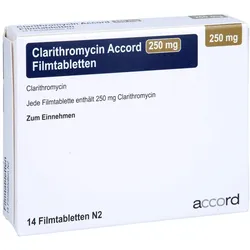 CLARITHROMYCIN Accord 250 mg Filmtabletten 14 St