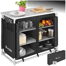 Tectake Campingschrank Deluxe Grau