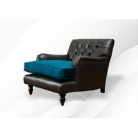 JVmoebel Chesterfield-Sessel, Chesterfield Sessel 1 Sitzer Design schwarz