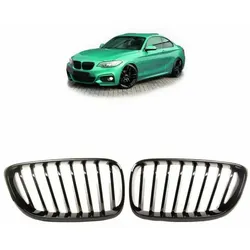 Sport-Performance Kühlergrill für BMW 2er F22 F23 passend Schwarz Glanz auch M2