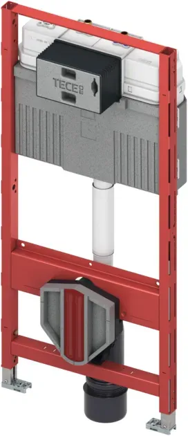 TECE TECEprofil WC-Modul 9300102 1120 mm, mit Uni Spülkasten, Betätigung vorne, integrierte Hygienespülfunktion