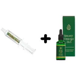 LAB-V Carbo Vet - Präparat für Durchfall, Vergiftungen 100ml + LAB-V Omega 3 und 6 Fettsäuren für Hunde und Katzen 50ml