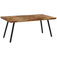 VidaXL Esstisch RecyceltesTeak und Stahl 180 x 90 x