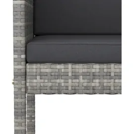vidaXL Gartenbar-Set 5-tlg. Grau