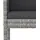 vidaXL Gartenbar-Set 5-tlg. Grau
