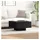 vidaXL Couchtisch Schwarz Eiche 60 x 60 x 31,5 cm