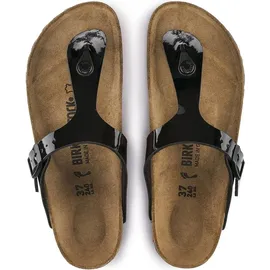 Birkenstock Gizeh Birko-Flor Lack schwarz lack 38