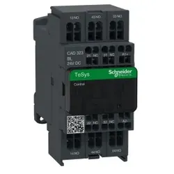 Schneider Electric CAD323BL Hilfsschütz, 3S+2Ö, 24V DC, geringe Leistungsaufnahme