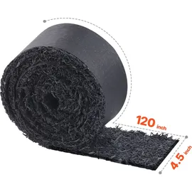 Vevor Gummimulchrolle 3 x 0,11 m schwarz