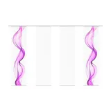 HOME WOHNIDEEN Belem Klettschiene 175 x 57 cm rot 4 St.