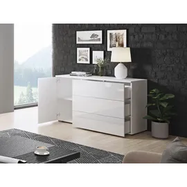 OTTO home Sideboard PARIS 111 x 68 x 39 cm Weiß