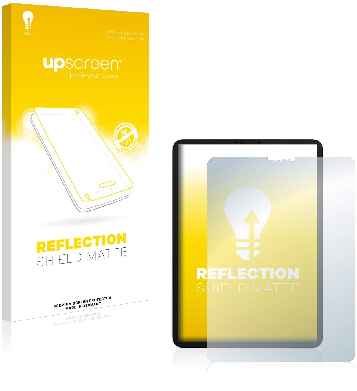 upscreen Entspiegelungs-Schutzfolie für Apple iPad Pro 11" WiFi 2020 (2. Gen.) Displayschutz-Folie Matt [Anti-Reflex, Anti-Fingerprint]