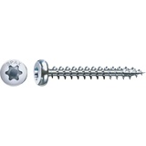 SPAX 0201010400503 Schraube/Bolzen 50 mm, 200 Stück, T-STAR plus, Halbrundkopf, Vollgewinde, 4CUT, WIROX 200St.