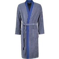 CAWÖ Bademäntel Herren Kimono Streifen 2843 blau - 17 M Weiss