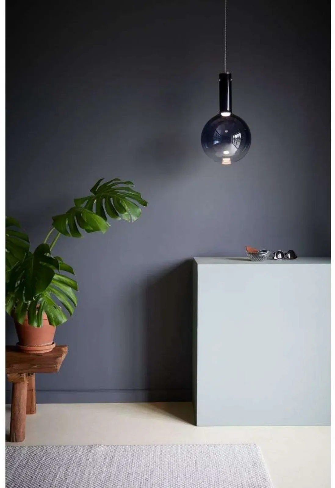 Pendelleuchte LOOM DESIGN, dimmbar, Blau, für Wohnzimmer, Glas - 43