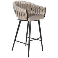 DKD Home Decor Hocker DKD Home Decor Schwarz Beige
