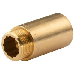Messing Gewinde-Fitting HahnverlängerungIG/AG 3/4