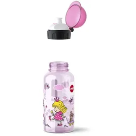 Emsa Kinder Trinkflasche & Lunchbox Prinzessin transparent,
