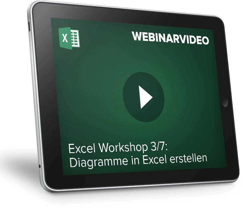 Webinarvideo: Excel-Workshop 3/7 - Diagramme in Excel erstellen